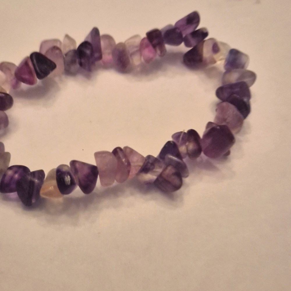 Purple Gemstone Bracelet
